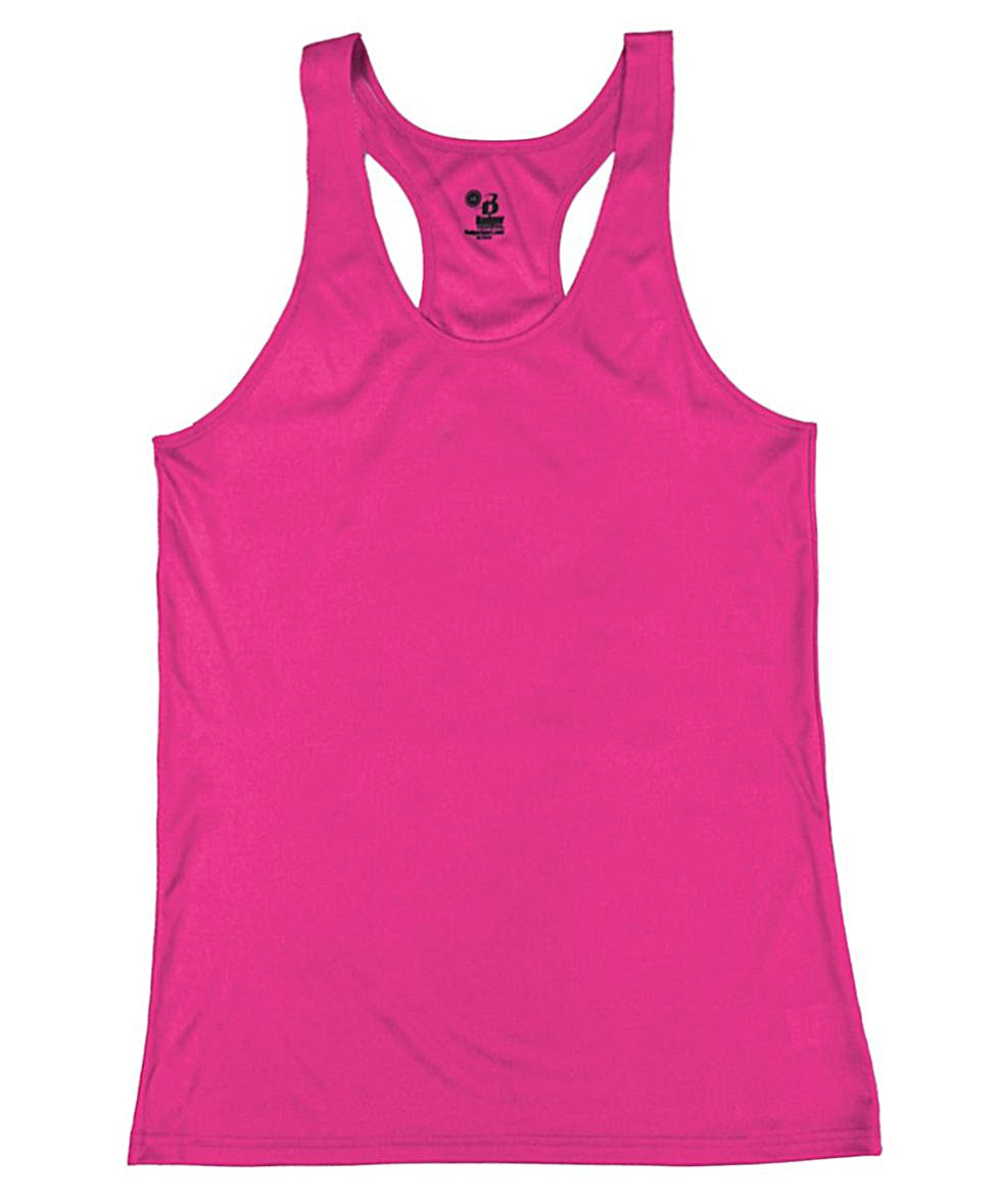 Badger Youth Girls B-Core Racerback Tank