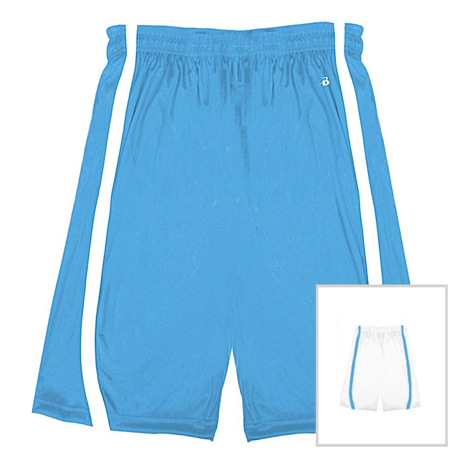 Badger Mens B-Slam Double-Ply Reversible Short
