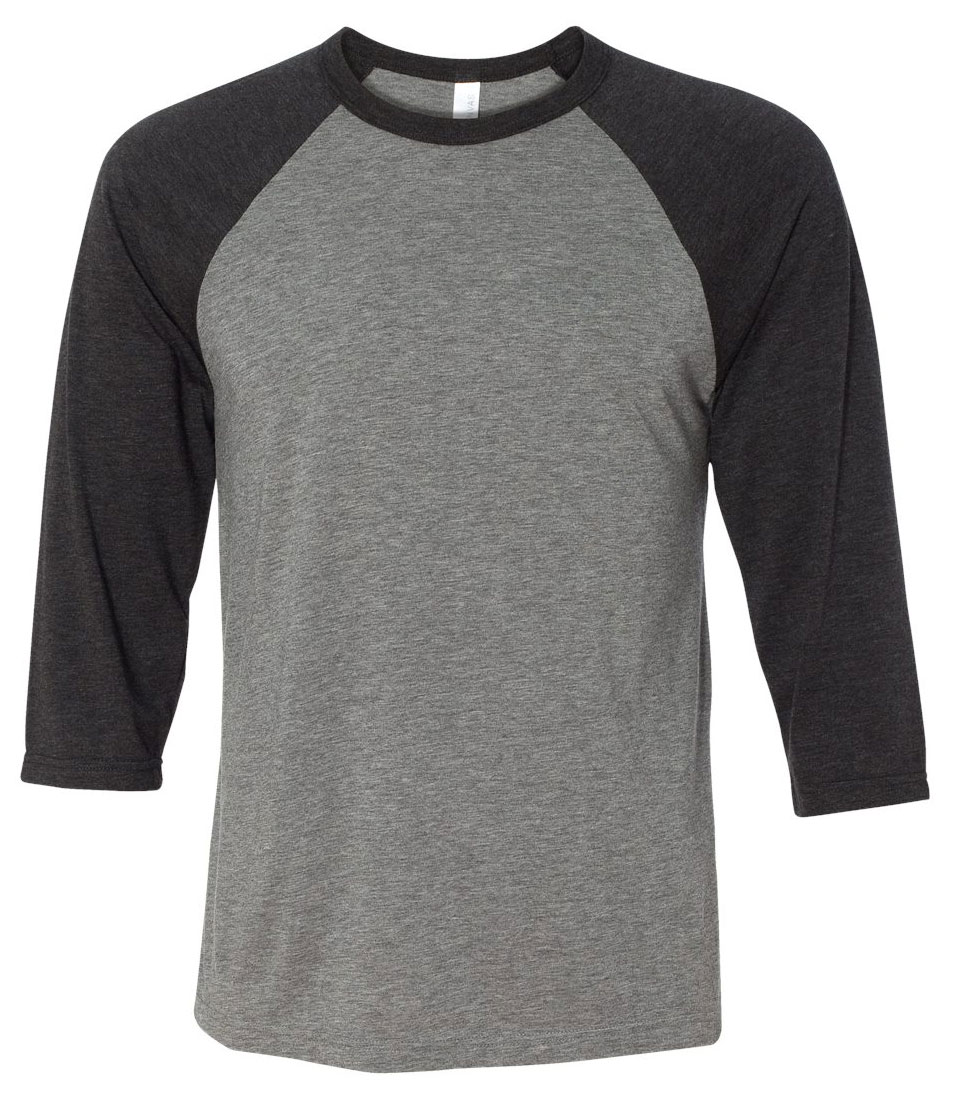 Bella  Canvas Unisex 34 Sleeve Baseball T-Shirt