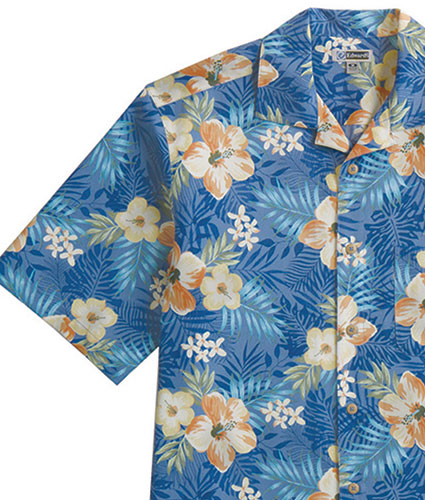 Edwards Adult Hibiscus Camp Shirt