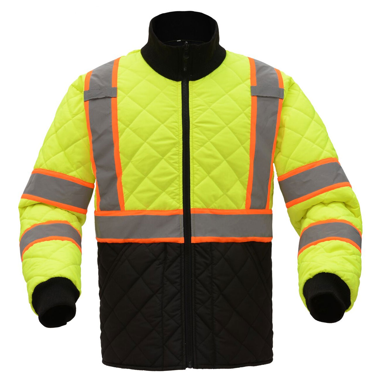 GSS Safety Mens Class 3 Two Tone Quilted Jacket