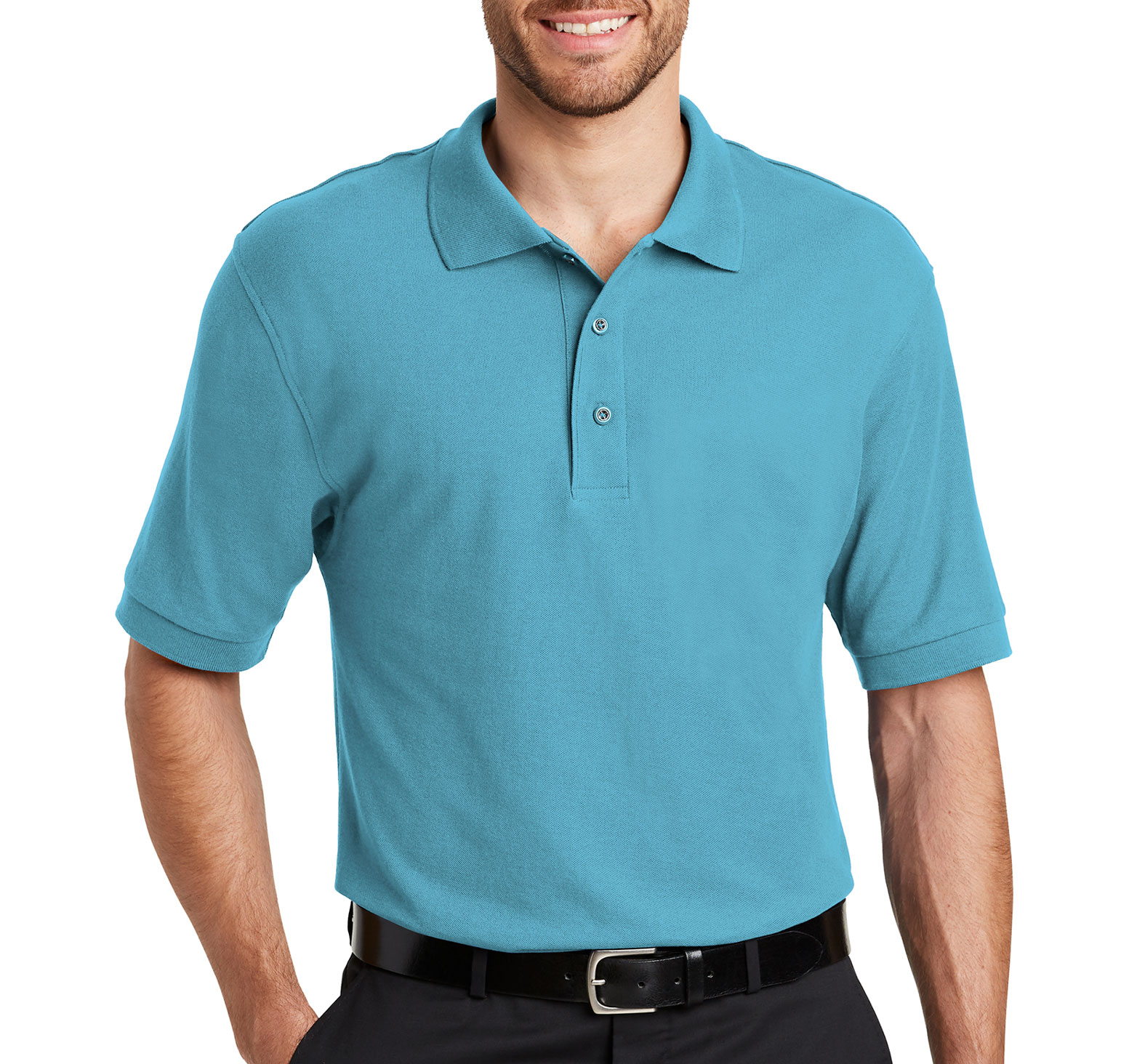 Port Authority Mens Tall Silk Touch Polo Shirt