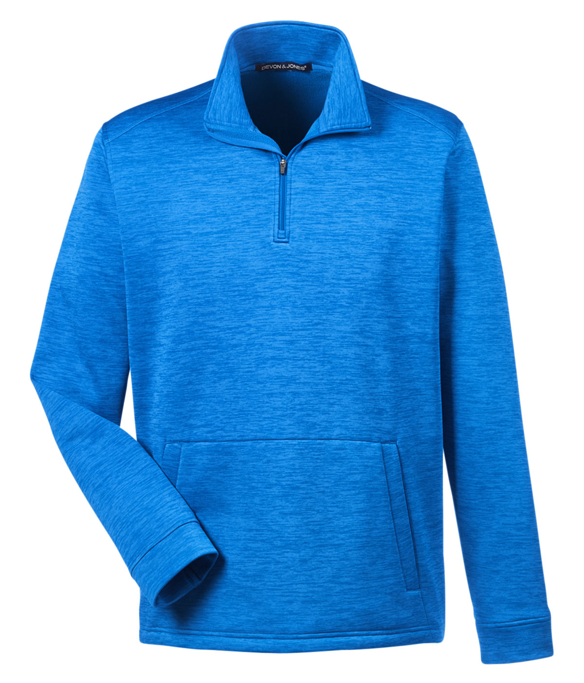 Devon Jones Mens Newbury Mlange Fleece Quarter-Zip 1 72004-devon-jones-mens-newbury-mlange-fleece-quarter-zip-1.jpg
