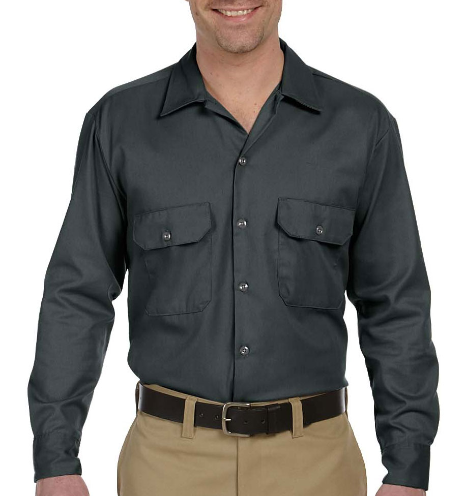 Dickies Unisex Long Sleeve Twill Workshirt