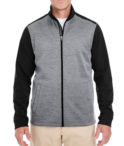 72211-devon-jones-mens-newbury-colorblock-mlange-fleece-full-zip-1.jpg