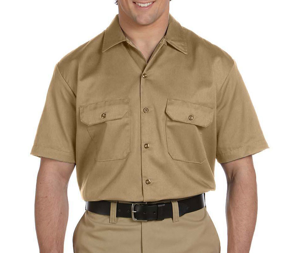 Dickies Mens Short Sleeve Twill Workshirt