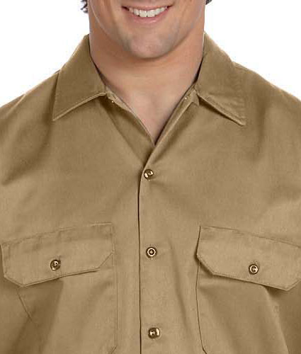 Dickies Mens Short Sleeve Twill Workshirt