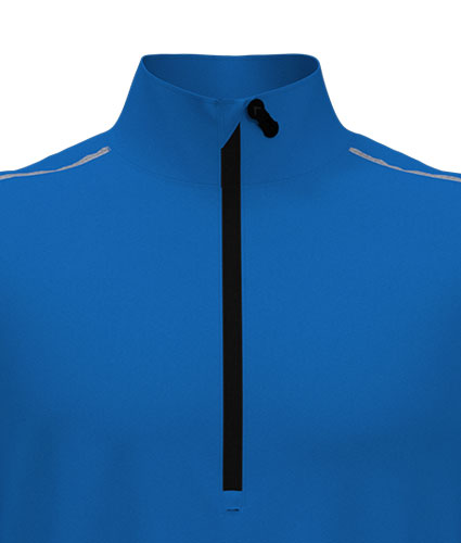 Callaway Mens Water-Repellent 14-Zip Mock
