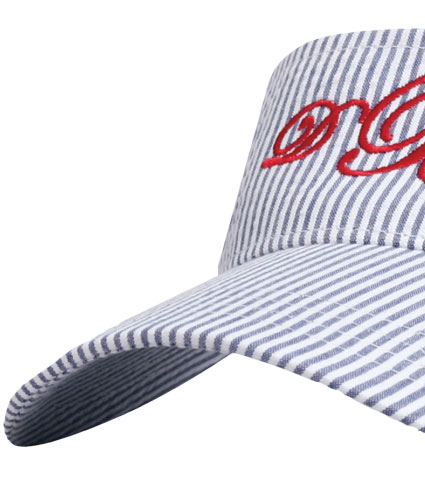 Fahrenheit Lightweight Cotton Seersucker Visor