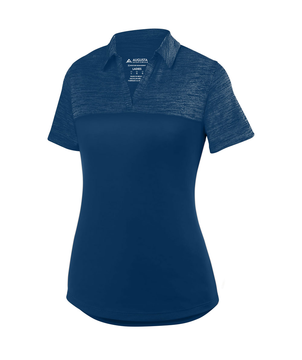 Augusta Ladies Shadow Tonal Heather Polo