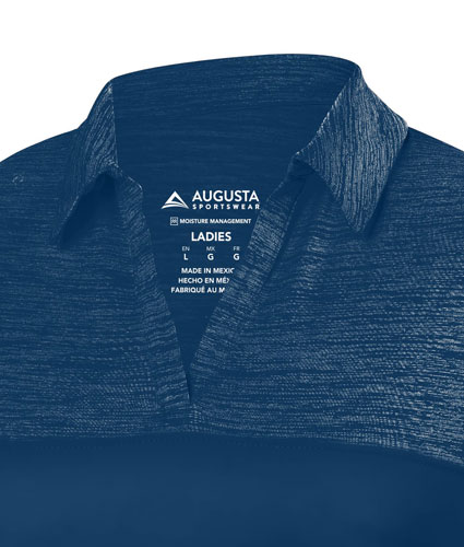 Augusta Ladies Shadow Tonal Heather Polo