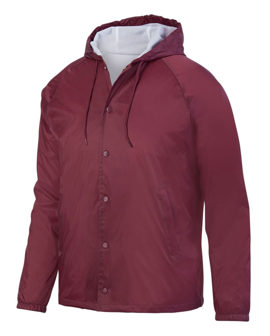 Augusta Adult Hooded Coaches Jacket