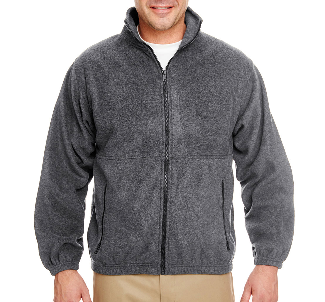 UltraClub Mens Iceberg Fleece Full-Zip Jacket