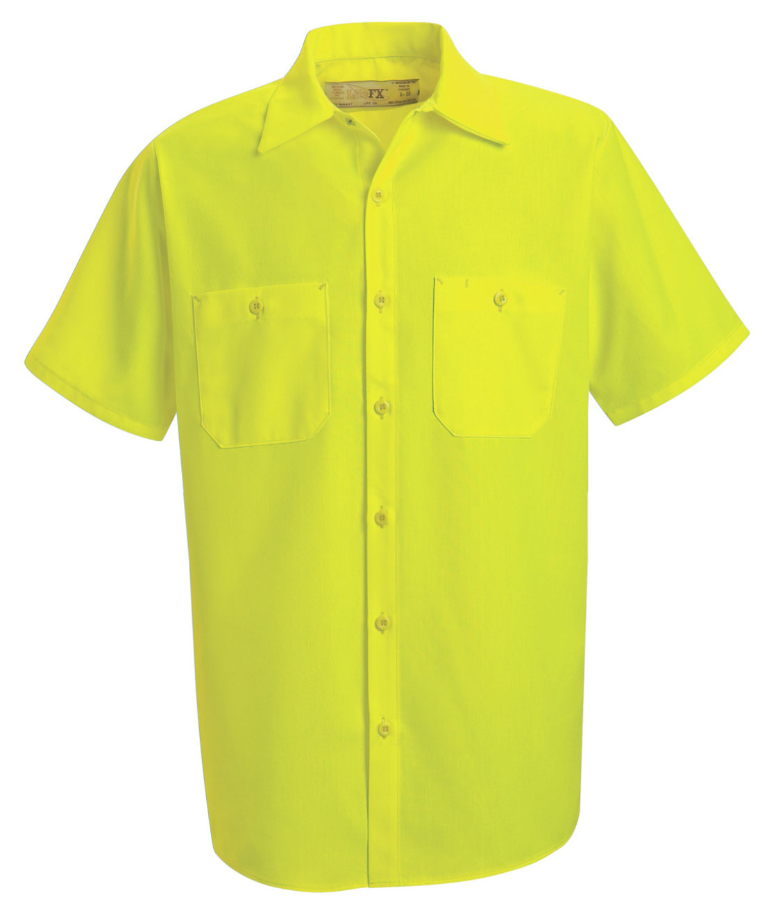 Red Kap Mens Enhanced Visibility Work Shirt
