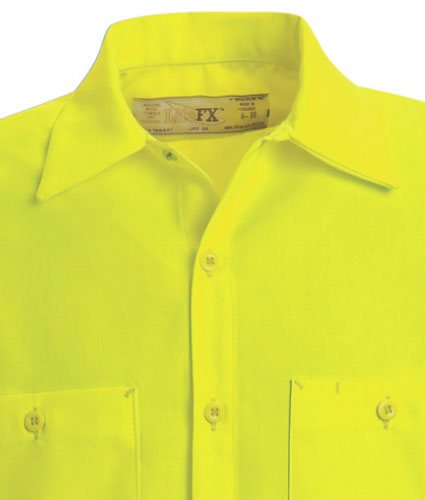 Red Kap Mens Enhanced Visibility Work Shirt