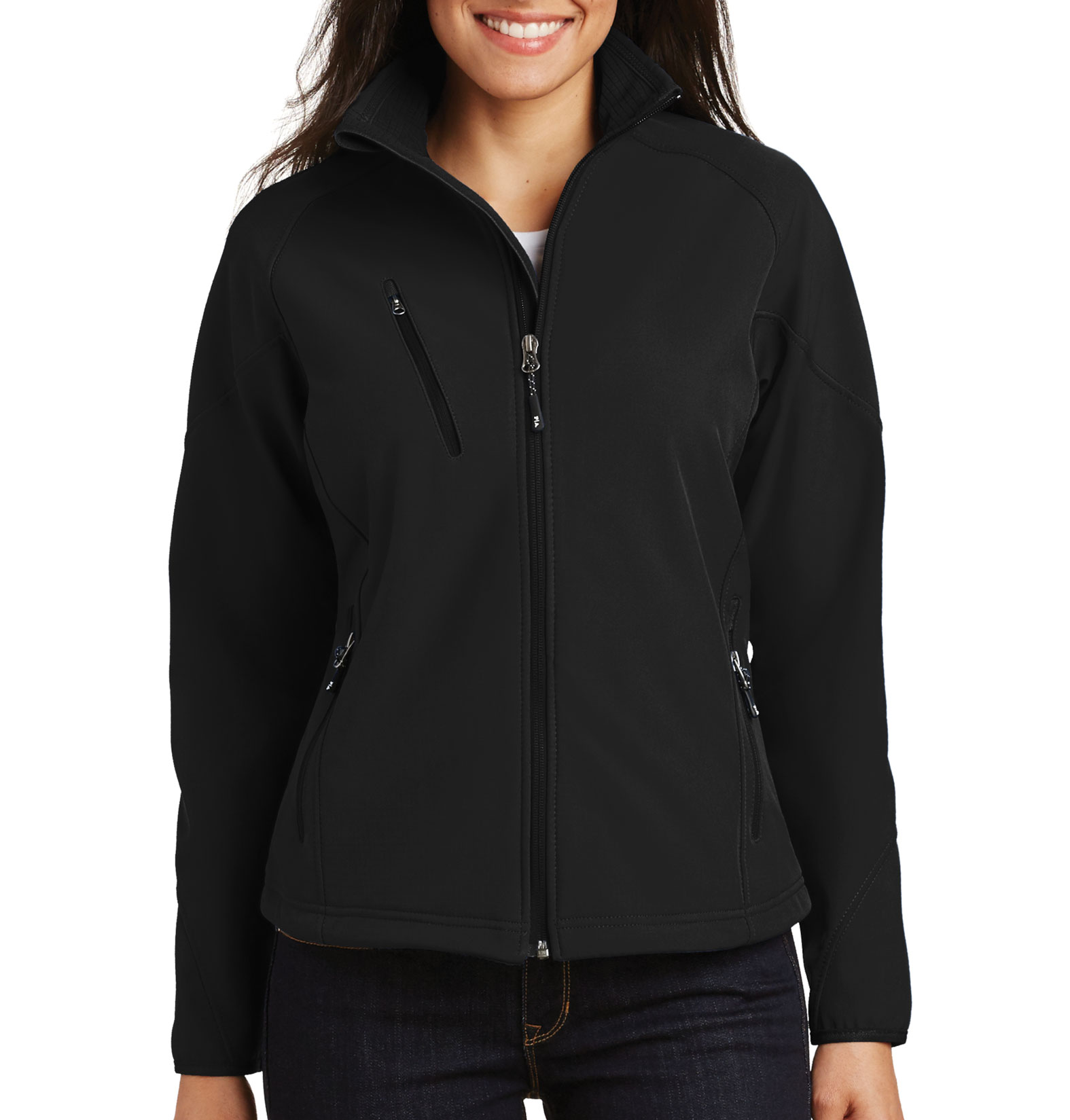 Port Authority Ladies Textured Soft Shell Jacket