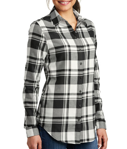 Port Authority Ladies Plaid Flannel Tunic