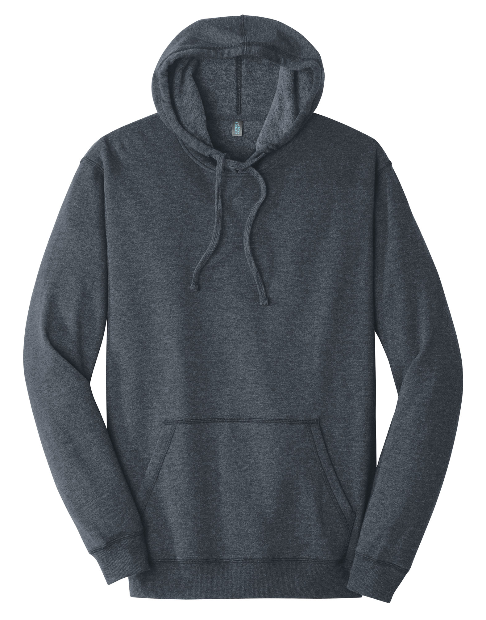 District Mens Lightweight Fleece Hoodie