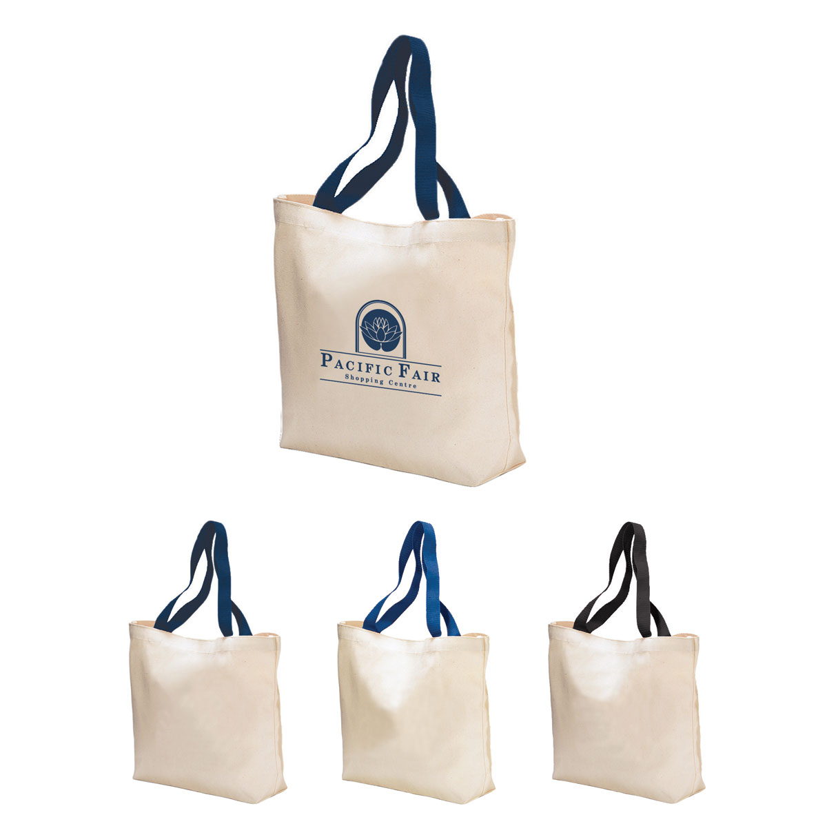 Gemline Colored Handle Tote