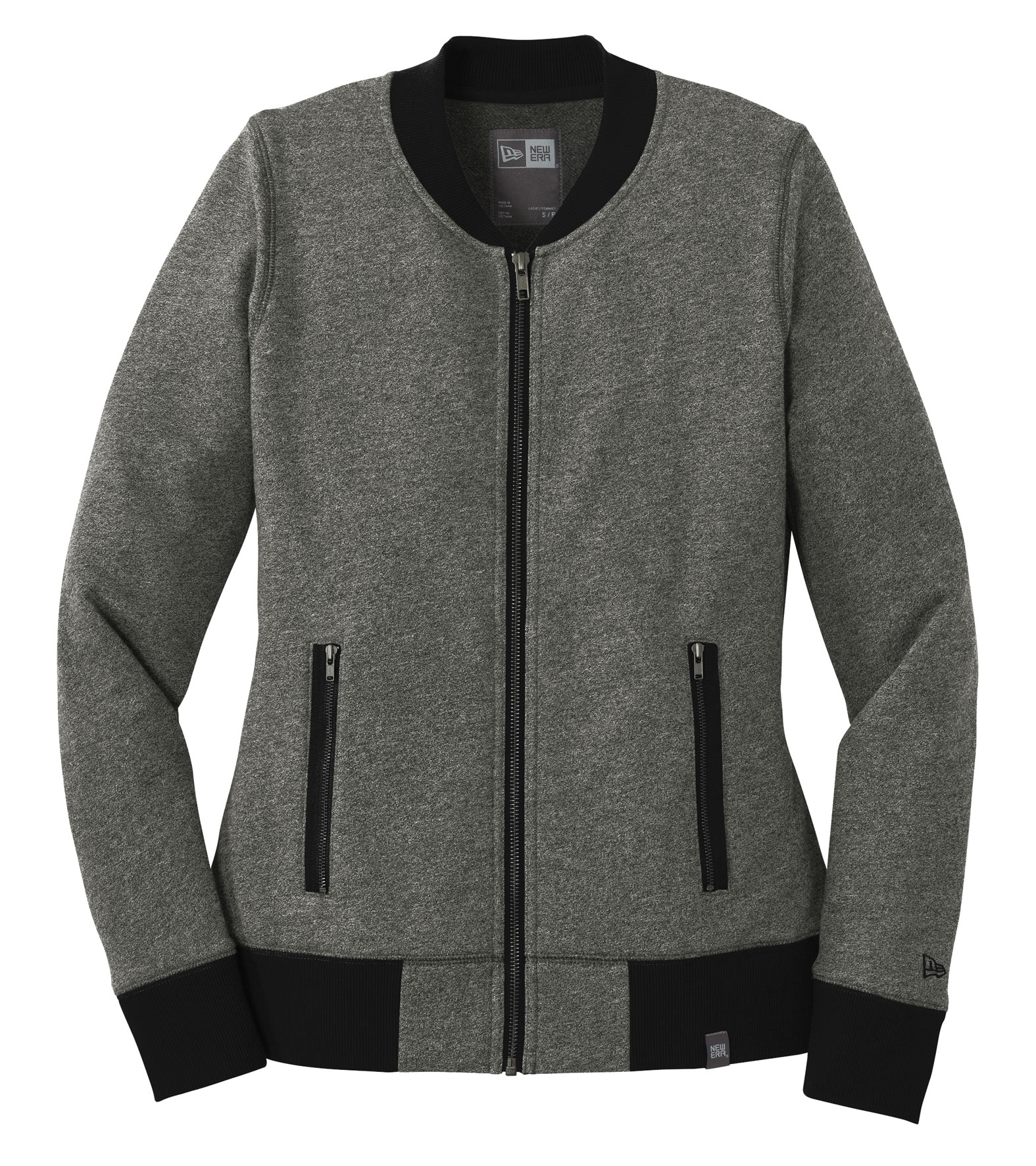 New Era Ladies French Terry Baseball Full-Zip