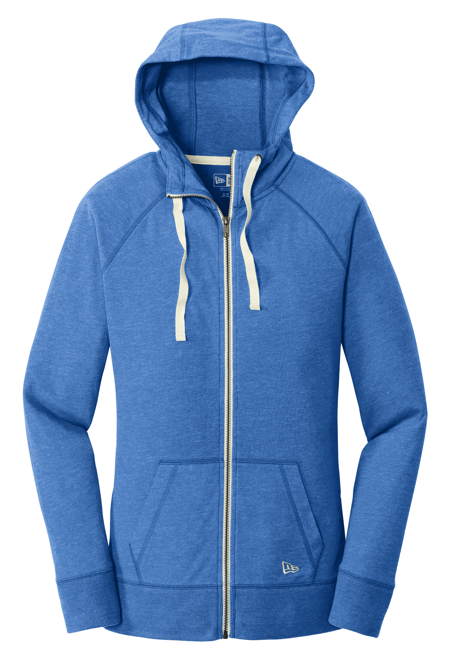 New Era Ladies Sueded Cotton Blend Full-Zip Hoodie 
