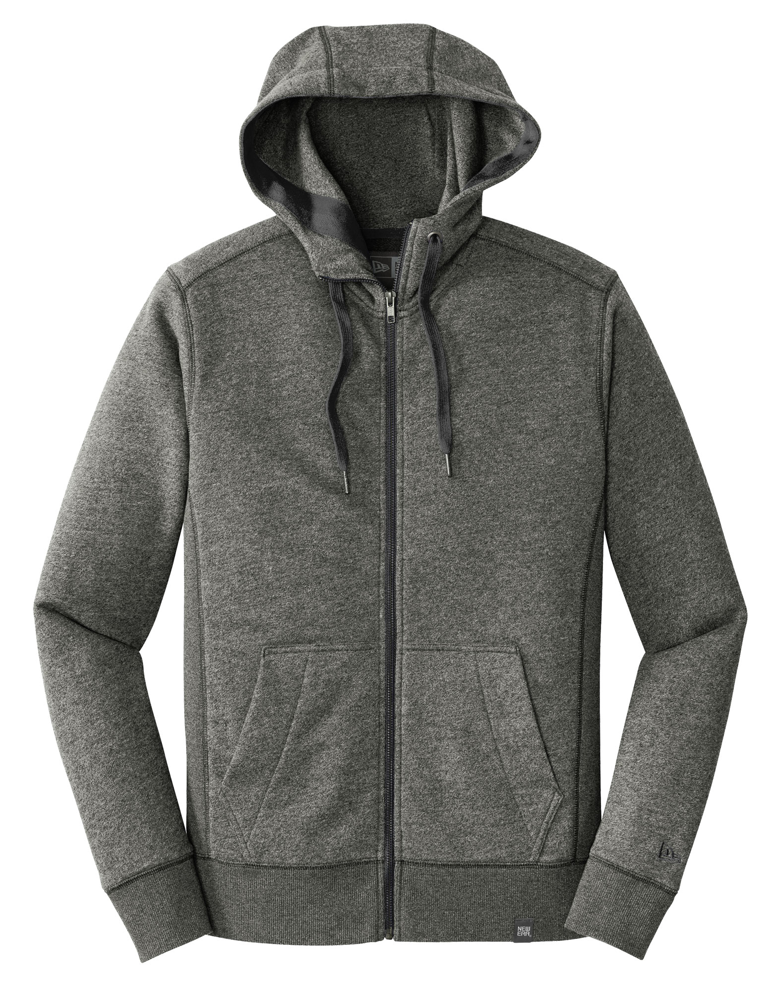 New Era Mens French Terry Full-Zip Hoodie