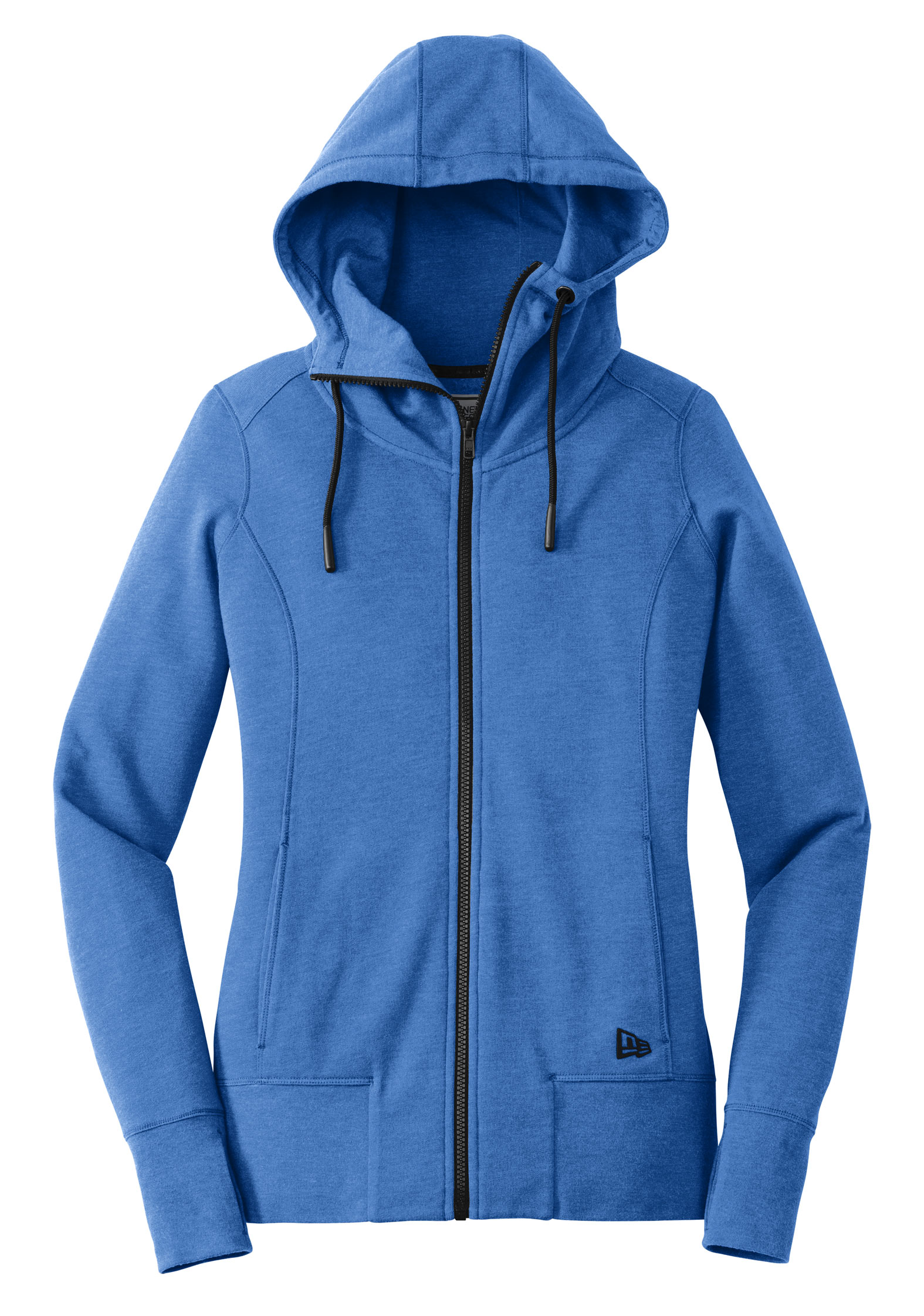 New Era Ladies Tri-Blend Fleece Full-Zip Hoodie
