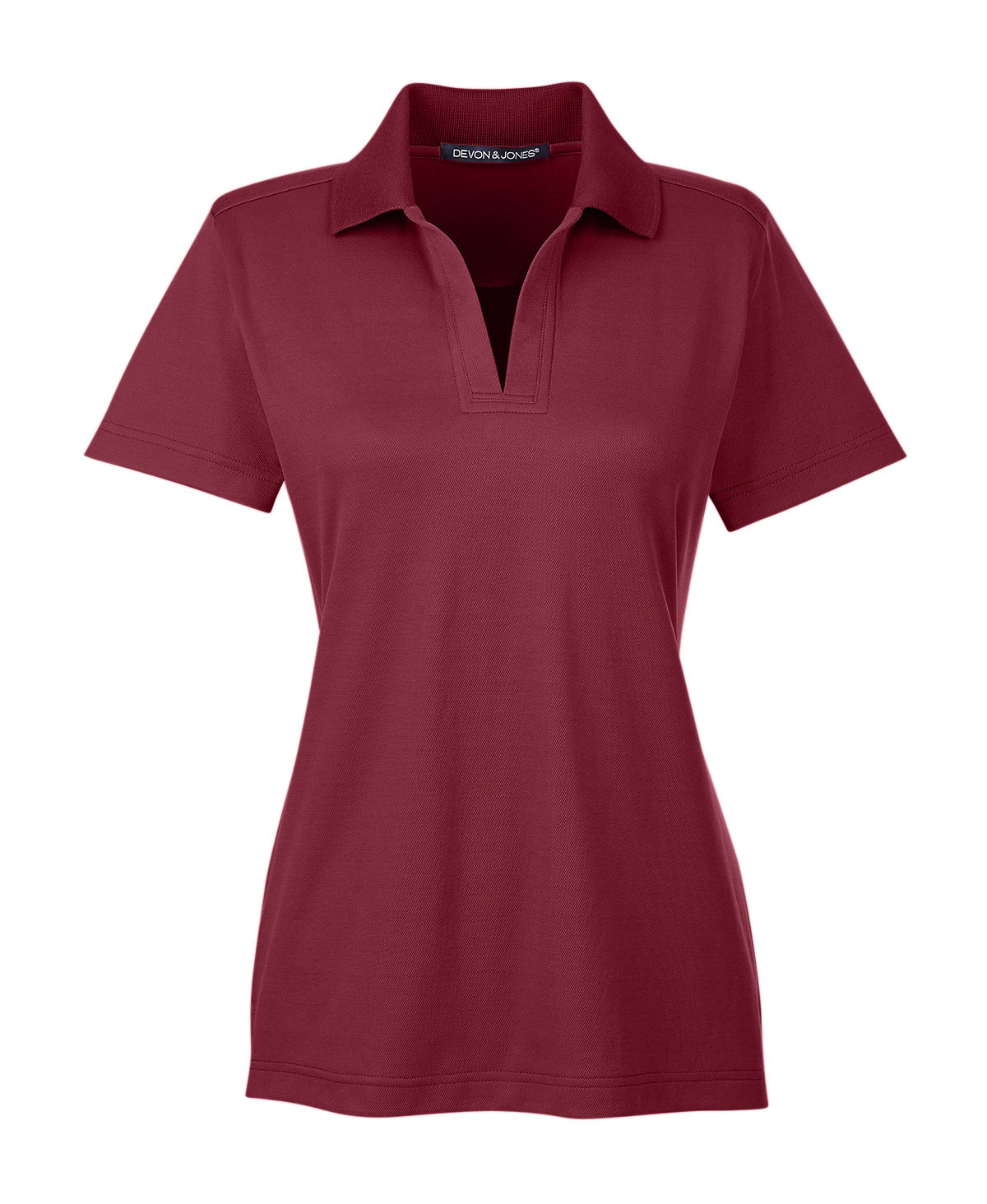 Devon  Jones Ladies CrownLux Performance Plaited Polo