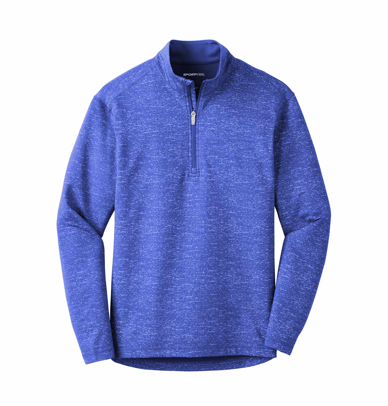 Sport-Tek Adult Sport-Wick Stretch Reflective Heather 12-Zip
