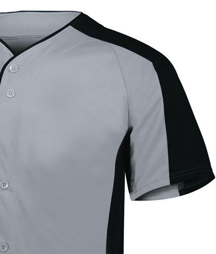 Augusta Youth Full Button Baseball Jersey