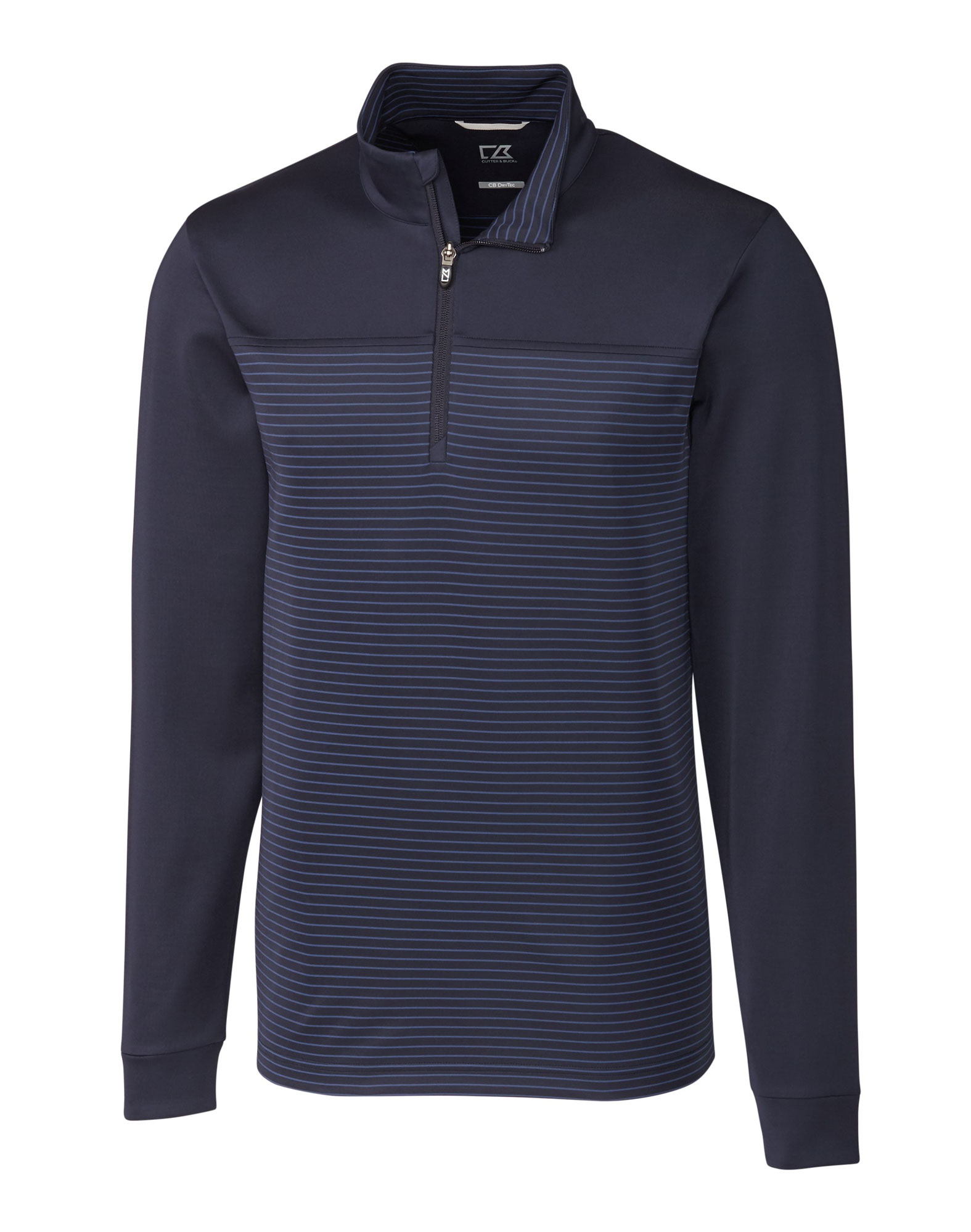Cutter  Buck Mens Traverse Stripe Half Zip