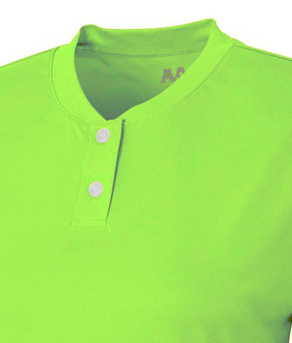 A4 Girls Tek 2 Button Henley