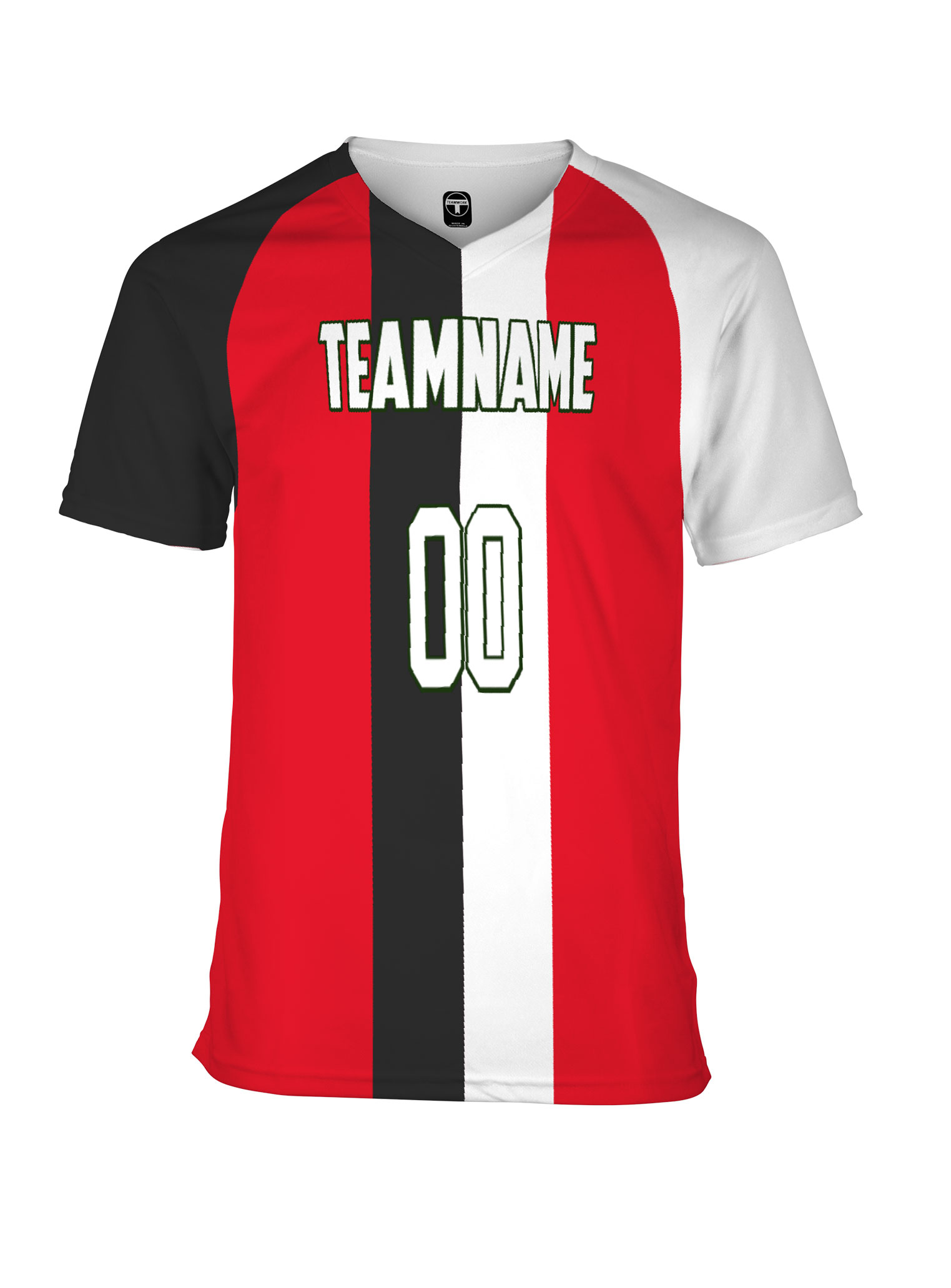 Custom Mens Sublimated V-Neck T-Shirt