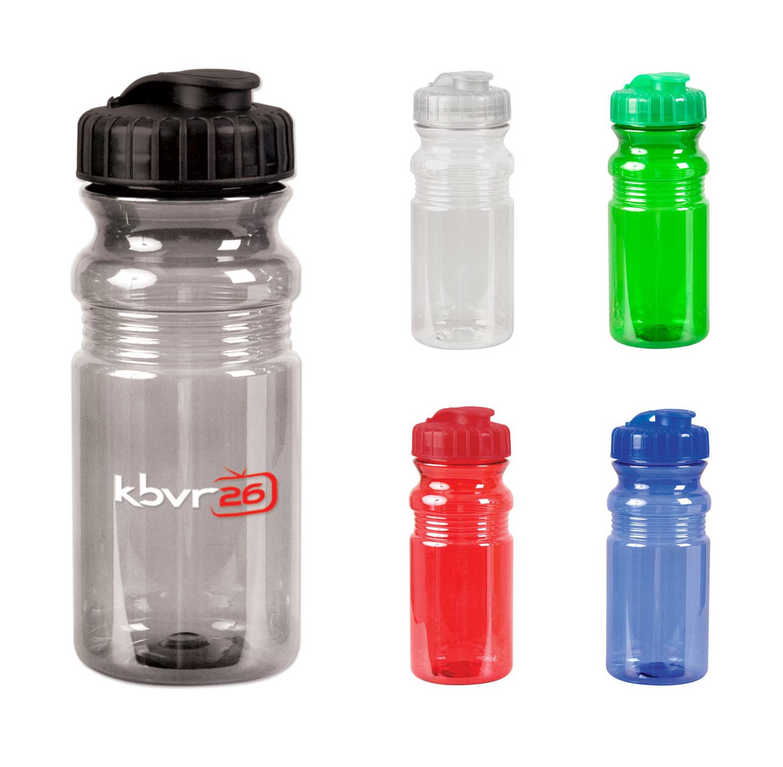 Prime Line 20 oz. Translucent Sport Bottle 