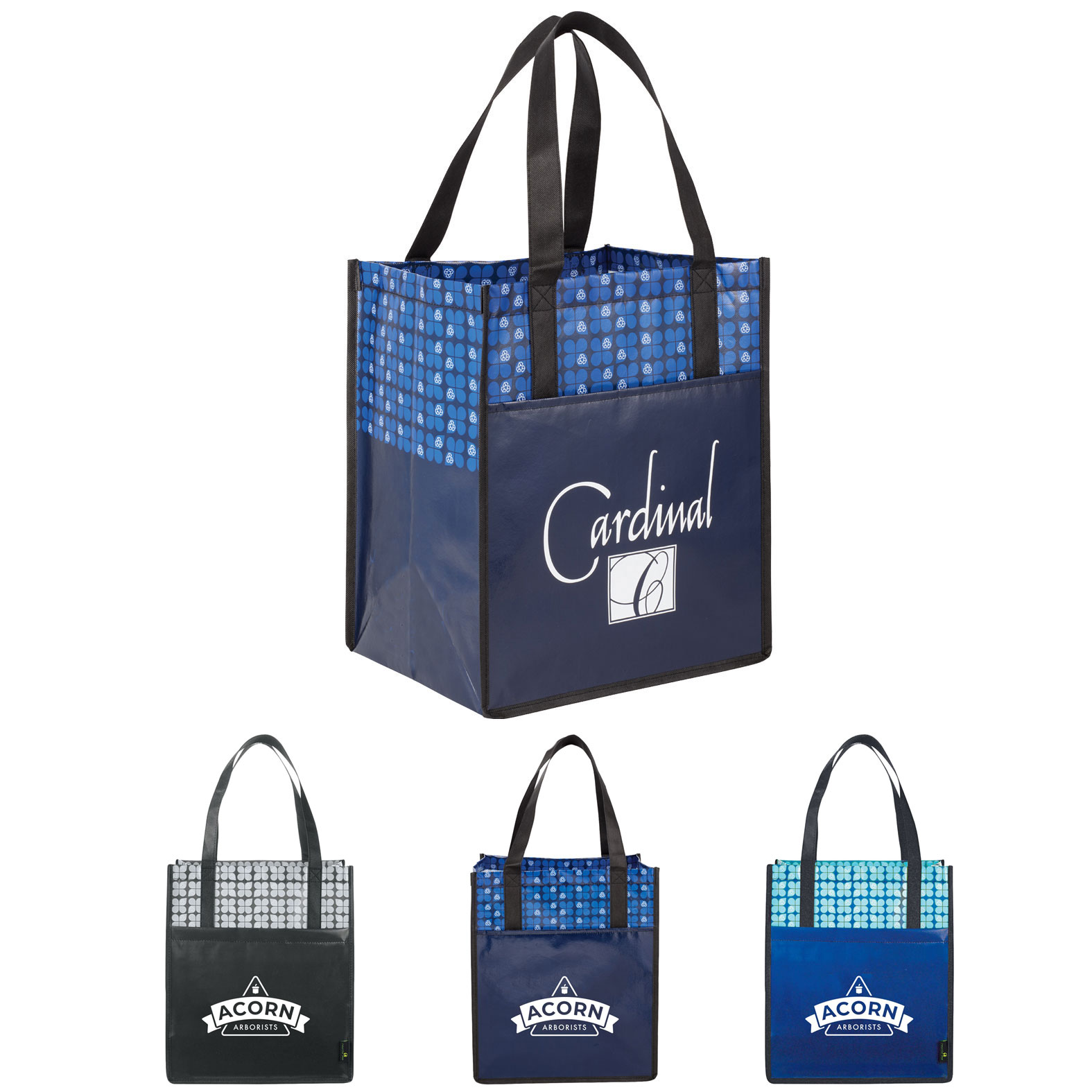 Bullet Big Grocery Laminated Non-Woven Tote
