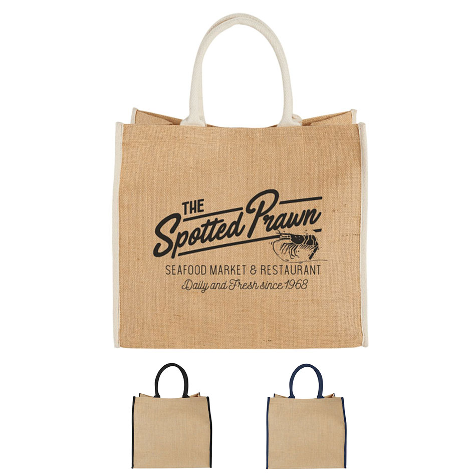 Bullet Large Jute Tote