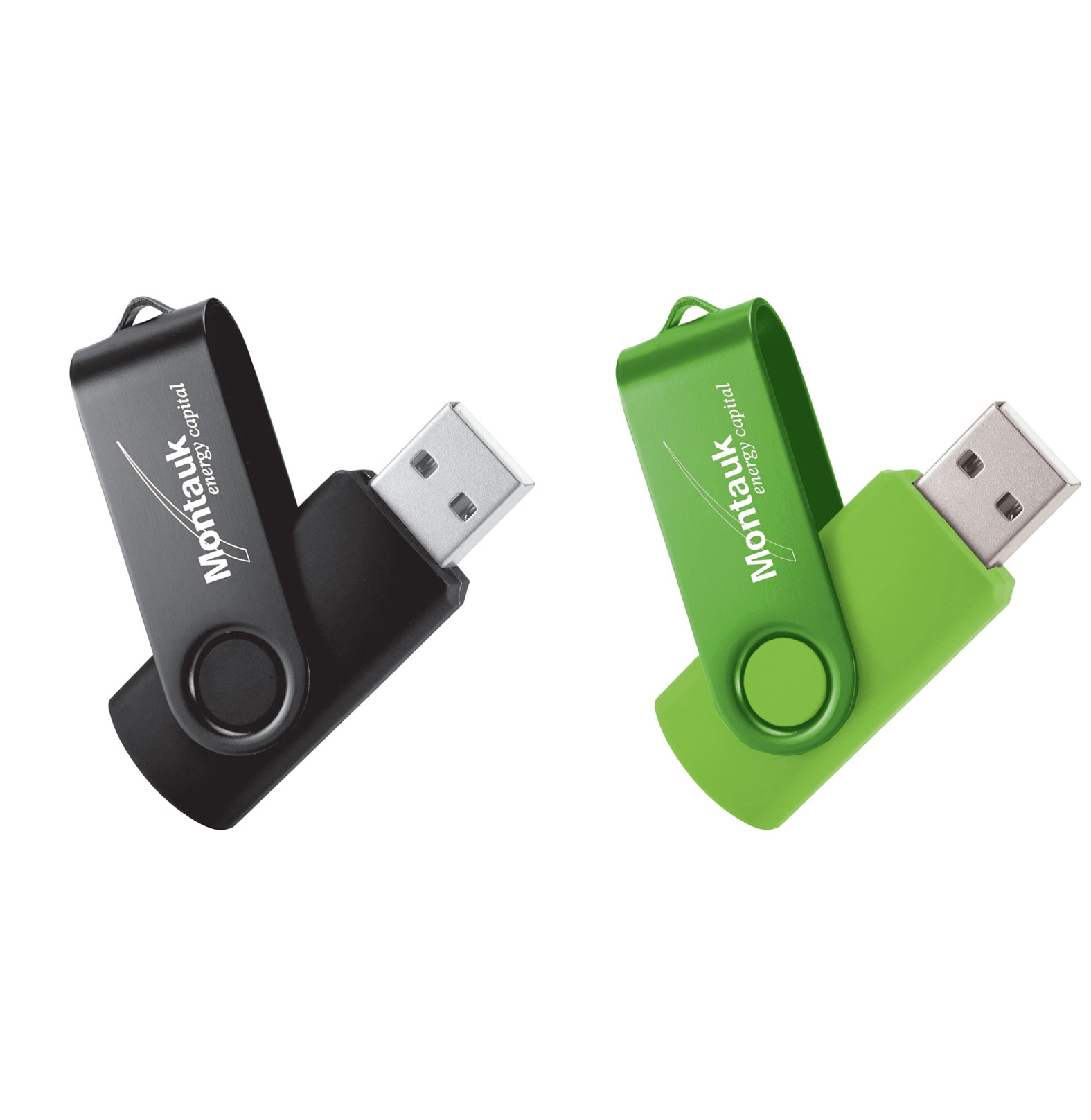 Leeds Rotate 2Tone Flash Drive 2GB