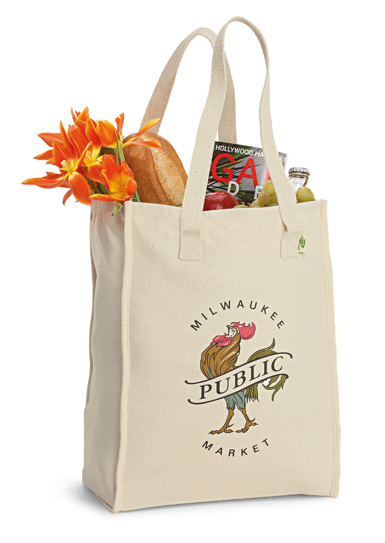 Gemline Recycled Cotton Market Bag
