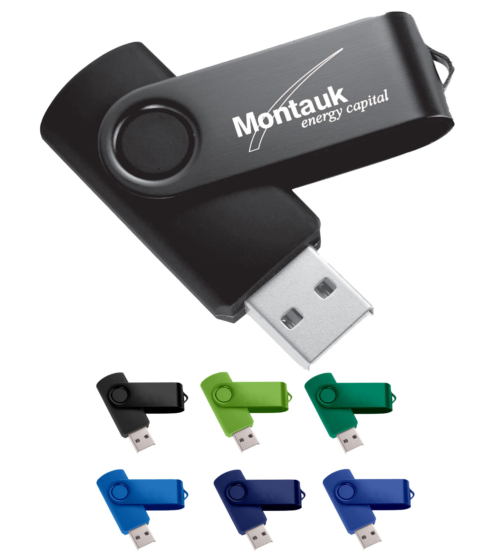 Leeds Rotate 2Tone Flash Drive 8GB