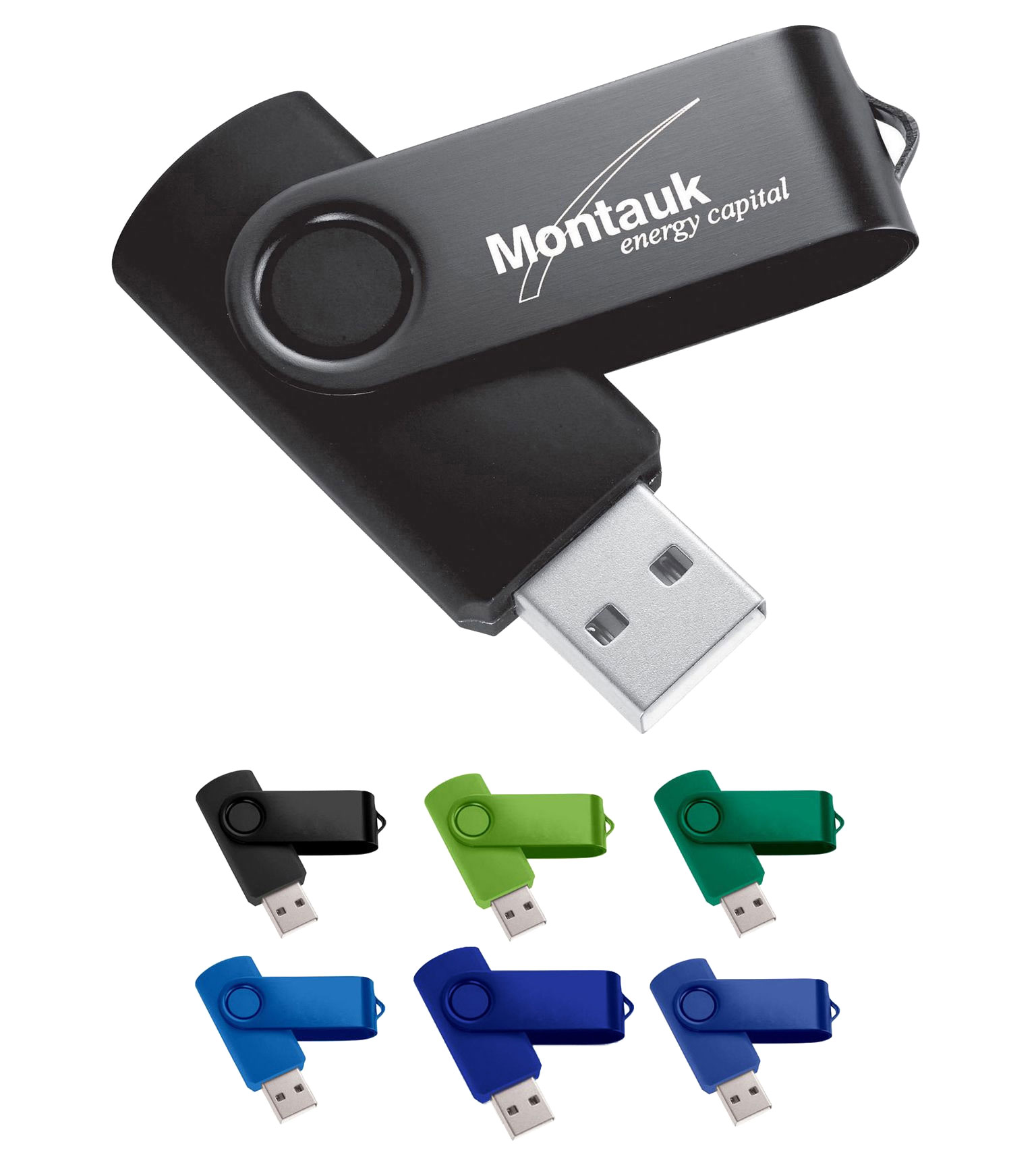 Leeds Rotate 2Tone Flash Drive 4GB