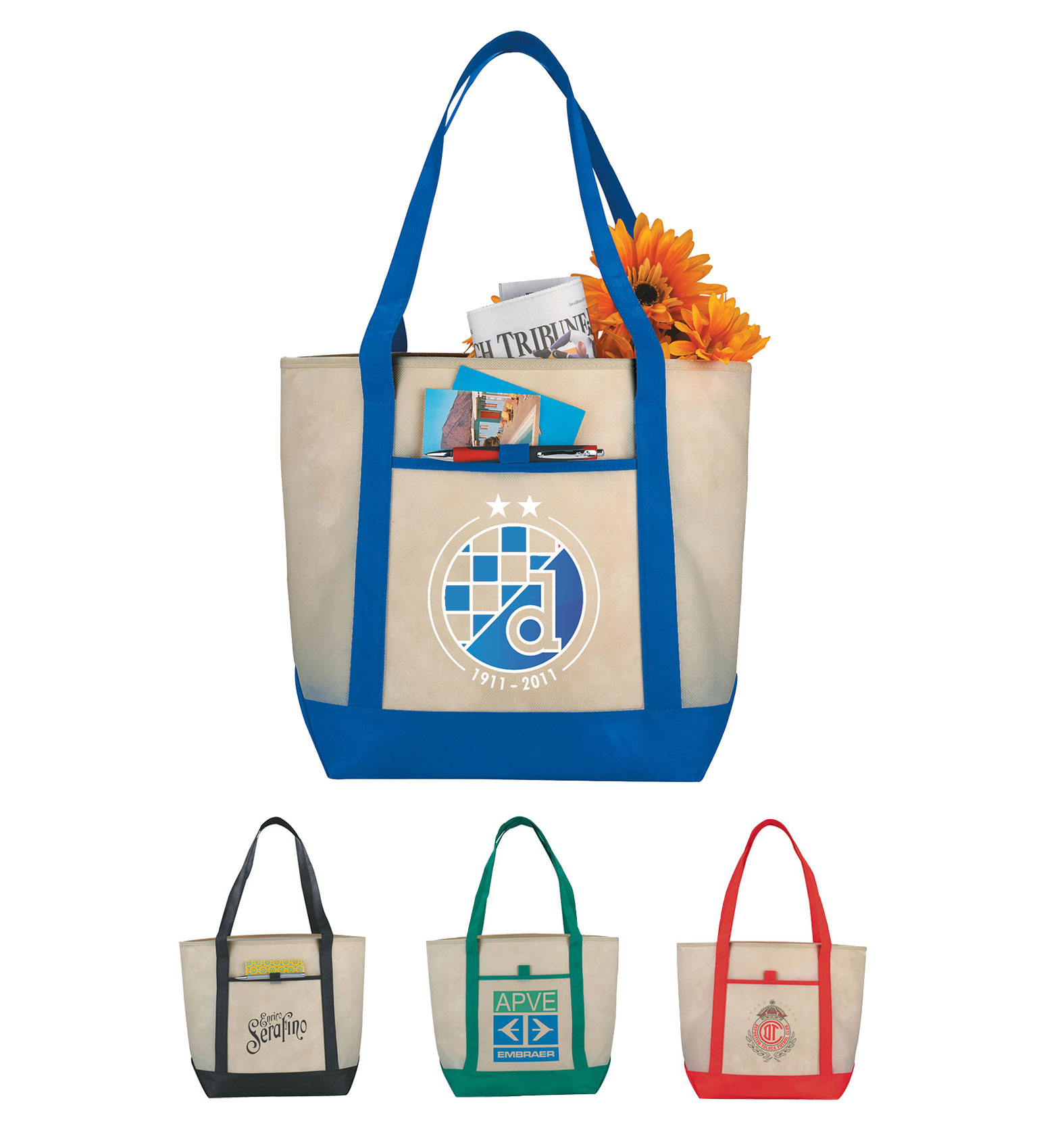 Bullet Lighthouse Non-Woven Boat Tote