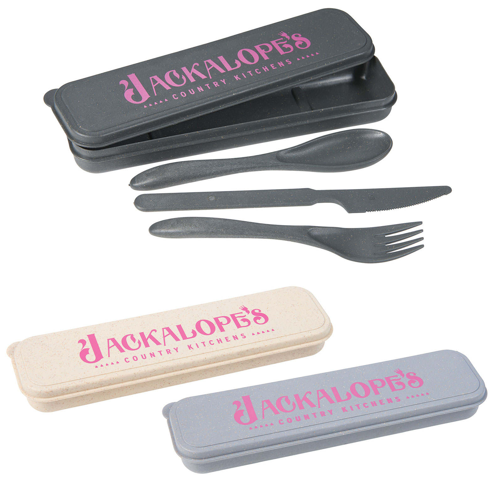 Leeds Bamboo Fiber Cutlery Set 