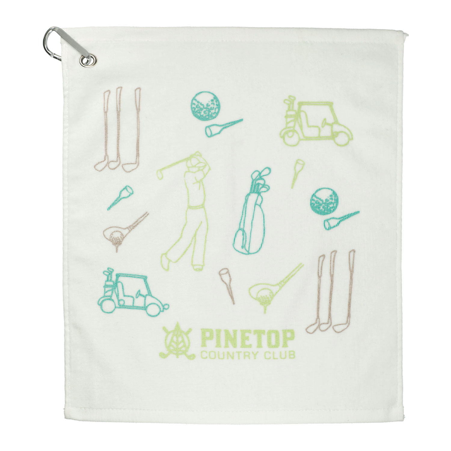 Bullet 18 x 15 inch Terry Golf Towel